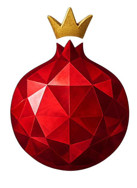 Roman Jewelry crowned pomegranate mark